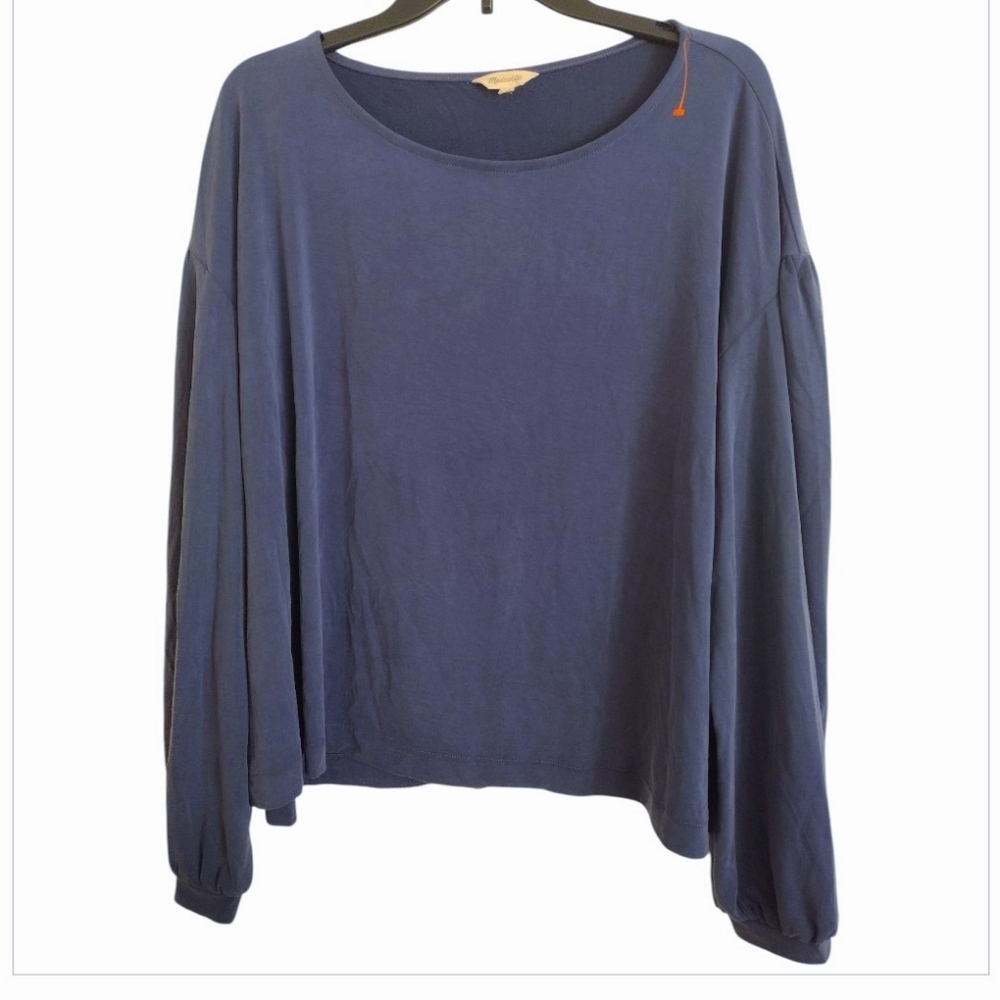 Madewell Blue Long Sleeved Top Size XXL